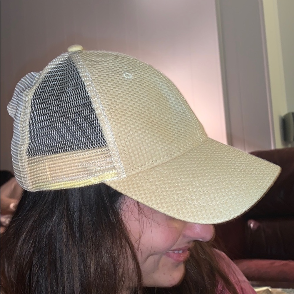 YELLOW MESH HAT